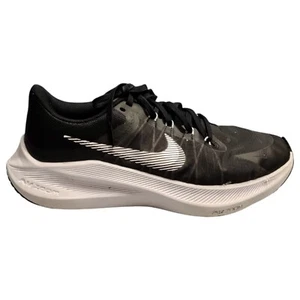 Nike Winflo 8 Running Sneaker Shoes Mens Size 8.5 Black White Lace Up CW3419-006 - Picture 1 of 12