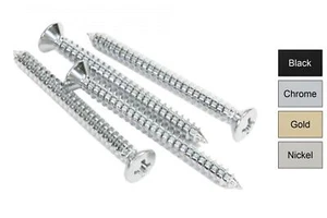 #8 X 1 3/4 (44,5 mm) tornillos de montaje de placa de cuello - Imagen 1 de 5