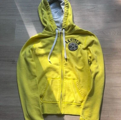 y2k Amarillo Abercrombie Cremallera Talla Mujer’s Pequeño Foto 1 de 3