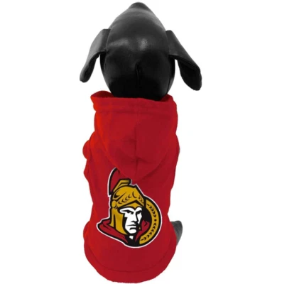 NHL Ottawa Senators Algodón Con Capucha Perro Camisa Mascota Sudadera con Capucha Perro Sudadera con Capucha XS Foto 1 de 2