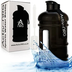 New 2.2L Gym Water Bottle BPA Free Large Sport Training Camping Drink Kettle - Picture 1 of 32