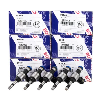 6X 12634126 Fuel Injectors For Buick Cadillac Chevrolet GMC 3.6L 3.0L 12-22 New - Image 1 of 4