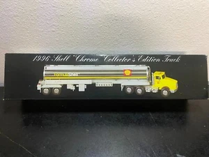 1996 SHELL "CHROME" CAMION EDIZIONE DA COLLEZIONE #4 IN SERIE LUCI E CLACSON - Foto 1 di 1