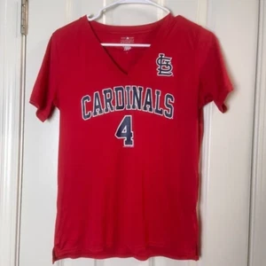MLB Genuine Merchandise St. Louis Cardinals Yadier Molina Shirt Women Size S - Picture 1 of 5