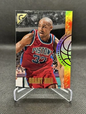 1995-96 Topps Gallery The Expressionists Grant Hill #EX15 HOF Detroit Pistons - Image 1 of 2