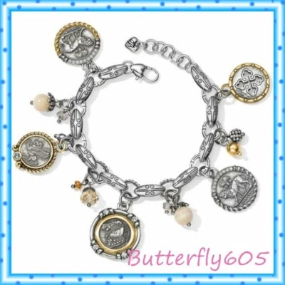 Pulsera Brighton Olympia Medalla Dije Dos Tonos Nueva con Etiquetas $118 Foto 1 de 3