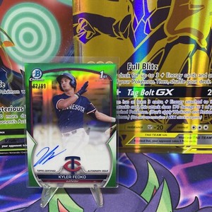 Kyler Fedko 2023 Bowman 1st Green Refractor Auto /99 🔥 L