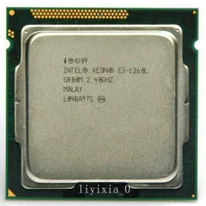 Intel E3-1260L 2.4GHz 8MB 4Core 8T 1155 CPU Shoulder to 1265L related to 1265LV2 - Picture 1 of 1