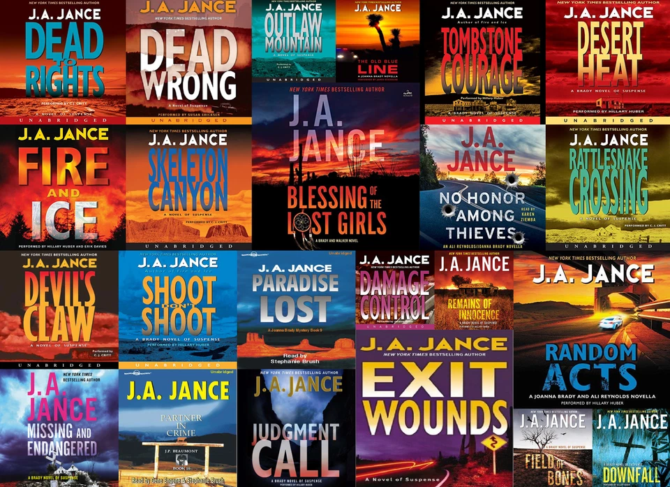 J. A. Jance - Joanna Brady Mysteries Audio Book Series (23 titles on USB or DVD) Foto 1 de 1