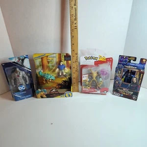 Set of 4 asst figures - Guardians of Galaxy/ Imaginext/Pokemon/DC Cyborg, new - Picture 1 of 9