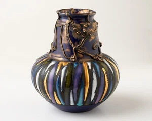 Vintage MCM Aldo Londi Bitossi Cambogia Vase 50er Jahre Italian Pottery Italy - Bild 1 von 6