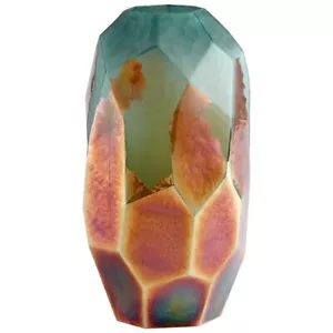Cyan Design Large Roca Verde Vase, Green/Gold - 11064 - Picture 1 of 1
