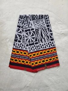 Bamileke African print/100% Cotton/Authentic Ndop fabric/Real wax/6 Yards - Picture 1 of 4