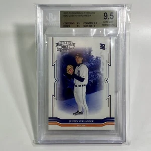 2005 Donruss Throwback Threads #213 Justin Verlander RC BGS 9.5 - Picture 1 of 3