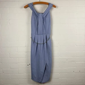 Miss Selfridge Women's Dress UK 6 Midi Evening Formal Blue - Picture 1 of 5