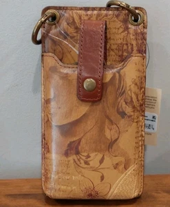 NEU PATRICIA NASH Farleigh Umhängetasche Handytasche Geldbörse italienischer Skizzenbuchdruck - Bild 1 von 5