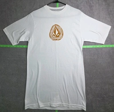 Volcom Logo Tee Small White Short Sleeve - Image 1 of 3