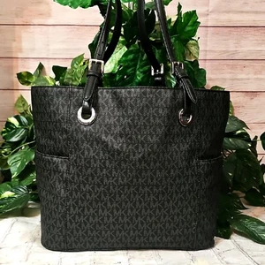 Michael Kors Tasche Neu ohne Etikett Schwarz/Grau Signature - Bild 1 von 13