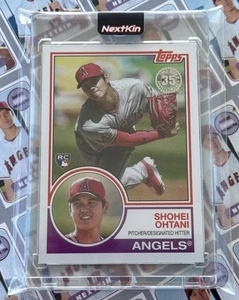 2018 Topps Update 1983 Topps Design 35th Anniversary Shohei Ohtani RC 83-2 D ; ) - Picture 1 of 7