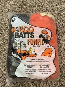 Vintage Halloween Boo Batts Funfil 100% Polyester Fiberfil boo baskets crafts - Picture 1 of 11