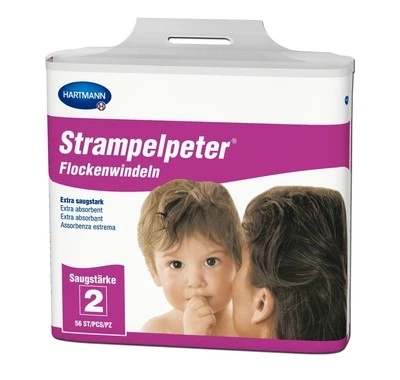 Strampelpeter Flockenwindeln Saugstärke 2 56 ST 148620 - Bild 1 von 2