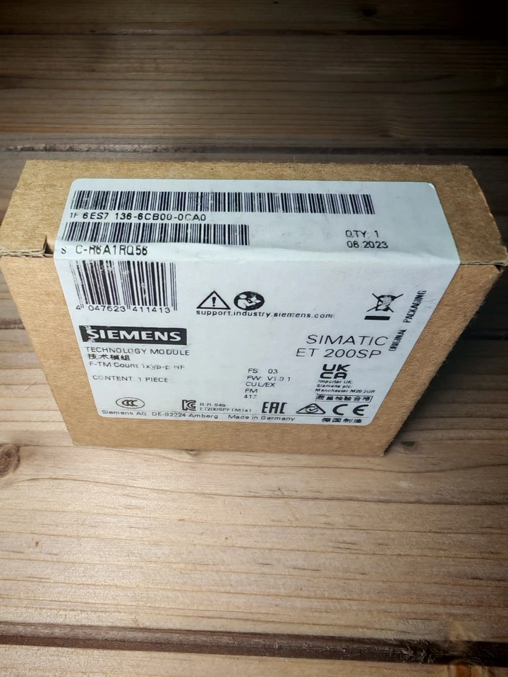 Siemens 6ES7136-6CB00-0CA0 technology module F-TM Count 1xV-p HF - Imagen 1 de 1