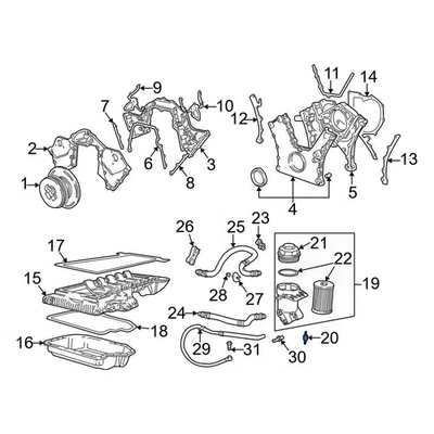 For BMW 540i 1997-2003 BMW 11421436982 Engine Oil Filter Housing Insulator - Изображение 1 из 4