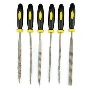 Wood Rasp Set 6pcs Carpenter 5x140mm File Carving Tools Double Riffler Tool BL* - Picture 1 of 9