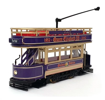 Corgi 1/72 Scale CC25206 - Queen Elizabeth II Golden Jubilee Open Top Tram - Image 1 of 4