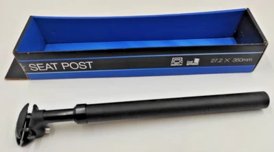 XLC Feder Sattelstütze Pro SP-S05 Ø 27,2mm 350mm 15mm Versatz GERAUCHT - Bild 1 von 2