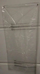 500 18 x 31 Suffocation Warning Clear Plastic General Purpose Sealed on 3 sides - Picture 1 of 2