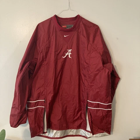 NIKE CRIMSON TIDE Mens PULLOVER JACKET Alabama SEC SIZE 2XL Cover