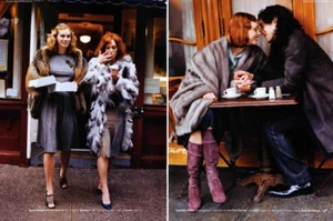 2004 IFTF Furs fitch sable Prada Vuitton Missoni lynx coat 6-page MAGAZINE AD - Picture 1 of 3