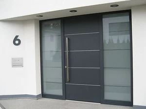 Hausnummer Anthrazit RAL 7016 Zahl 20 cm hoch Türschild Haustürschild 0-9 a-h - Bild 1 von 12