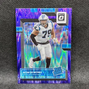 Ikem Ekwonu #253 Purple Shock Rated Rookie 2022 Panini Donruss Optic Football RC - Picture 1 of 2