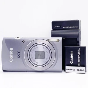 Canon IXY 160 PowerShot ELPH 165 IS IXUS 165 Silver 20MP 8x Camera 1DayShip - Picture 1 of 14