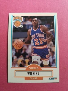 Gerald Wilkins New York Knicks Carte Basket NBA Fleer 1990-91 #131 - Imagen 1 de 2