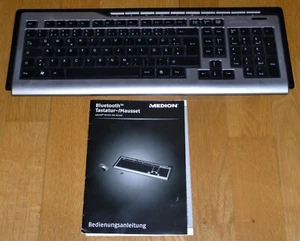 Medion Keyboard MD 86109 / Tastatur / Deutsches Layout / Bluetooth Tastatur - Bild 1 von 3