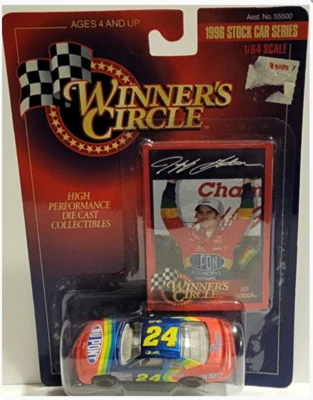  JEFF GORDON #24 Dupont Chevy 1996 Winners Circle 1/64 NASCAR diecast w/card - Image 1 of 3