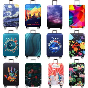 Luggage Cover Protective Suitcase Cover Trolley Case Travel Luggage Dust Cover - Picture 1 of 30