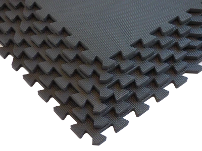 Azulejos de espuma cuadrados suaves Get Rung de 24"x24", 3/8" de grosor antifatiga alfombra de juego y gimnasio Foto 1 de 2