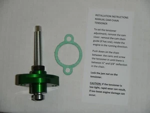 GREEN Timing Cam Chain Tensioner Manual Adjuster 2003-2018 WR450F WR450 WR 450 - Picture 1 of 9