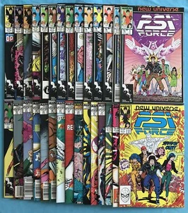 PSI FORCE (1986) #1-32 Ann Incomplete SET (Missing 8 20 26 & 27) VF New Universe - Picture 1 of 9
