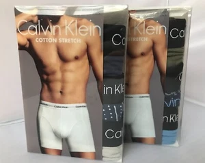 Calvin Klein COTTON STRETCH BOXER BRIEF 3 Pack M/L Multicolor MSRP $42.50 - Picture 1 of 8