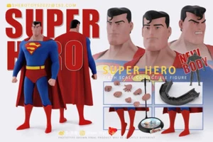 S-HERO Superman Super Hero 12" Male Action Figure Model 1/6 Collectible 2024 - Picture 1 of 11