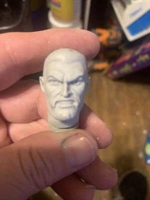 "Mego FTC Zica Retro Personalizado Spiderman Kraven El Cazador Cabeza Para 8"" Figura 1/9 V2" Foto 1 de 4