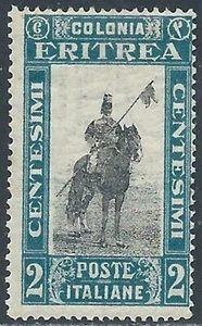 1930 ERITREA SOGGETTI AFRICANI 2 CENT MNH ** - RF19-3 - Picture 1 of 1