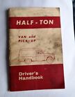 Austin Half Ton  Van Drivers Handbook 