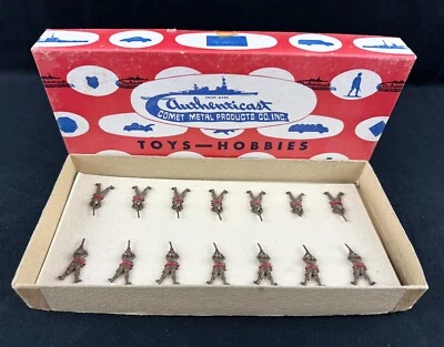 Authenticast Cometa Juguete Soldados - Infantería Rusa Propensa - Metal - Todo Original Foto 1 de 4
