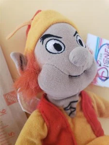 The Disney Store Black Cauldron Beanie Plush Fair Folk 10" Toy Stuffed Man Elf - Picture 1 of 1